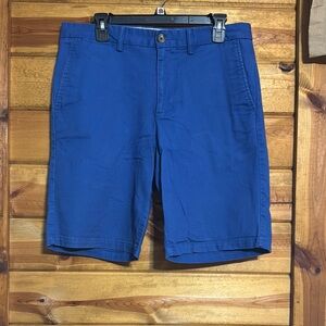 OLD NAVY Royal Blue Flat Front Men’s Casual Shorts Ultimate Slim Built In Flex